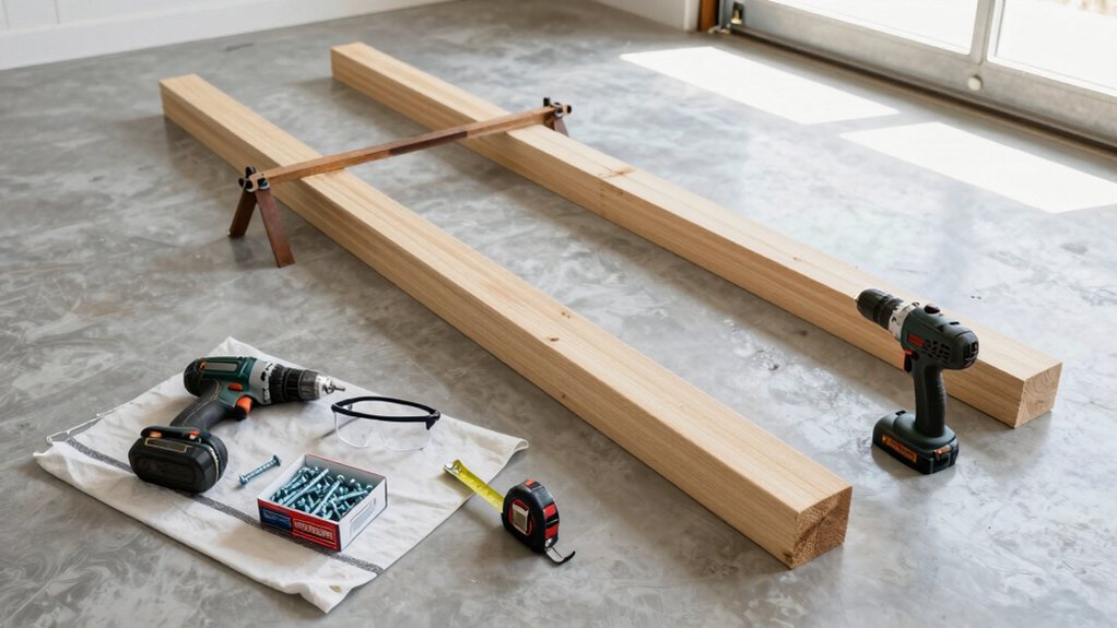 2x4 plywood ceiling shelf