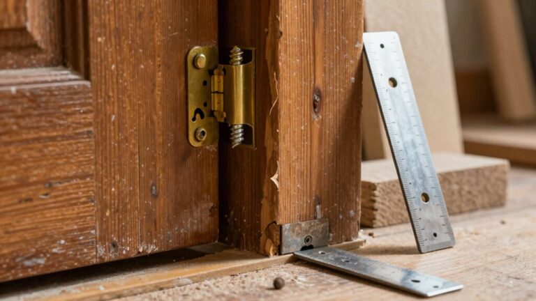 adjust door hinge alignment