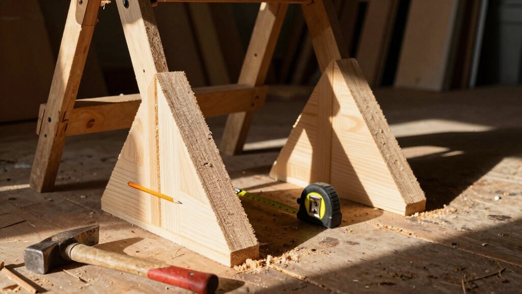 assemble angled support sides