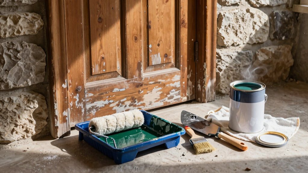 assemble brushes sandpaper checklist