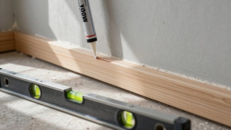 attach wainscoting to drywall