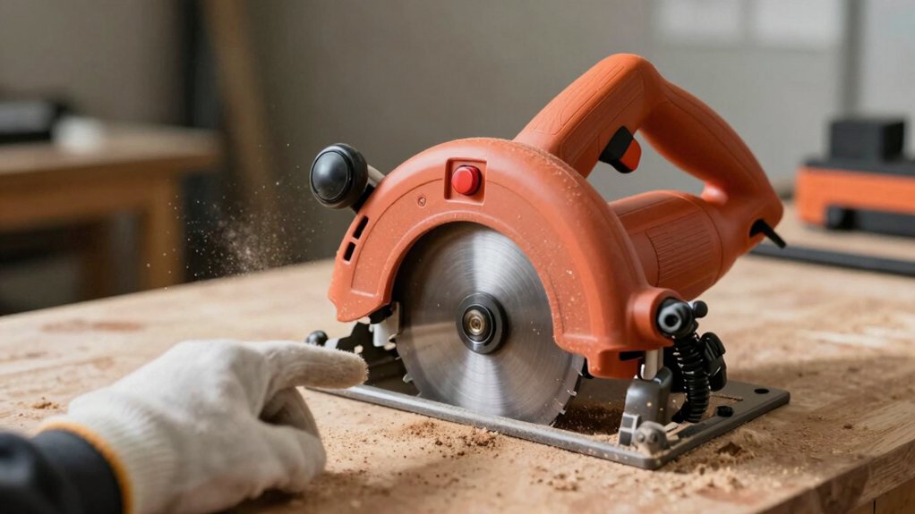 automatic blade guard brake