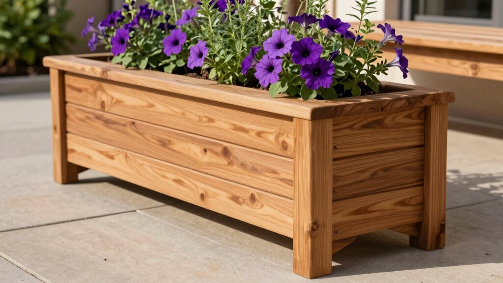 bench frame legs planters