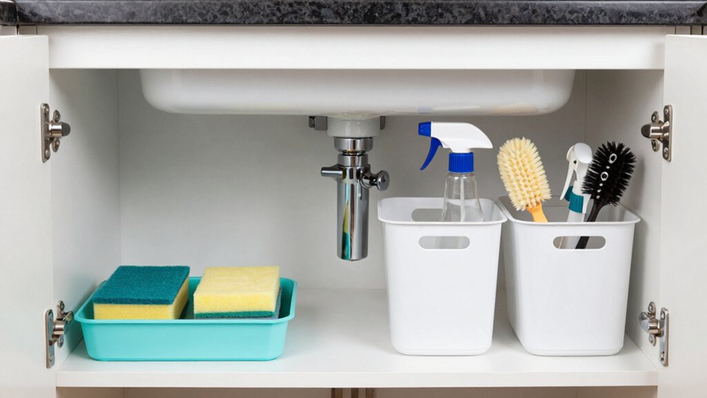 bins trays stack vertically