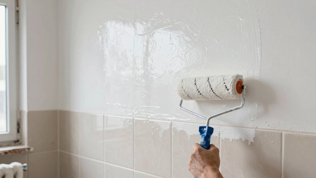 budget friendly temporary tile refresh