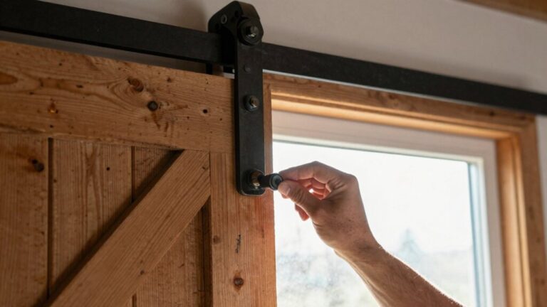 build barn door track
