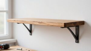 build hidden bracketed shelf