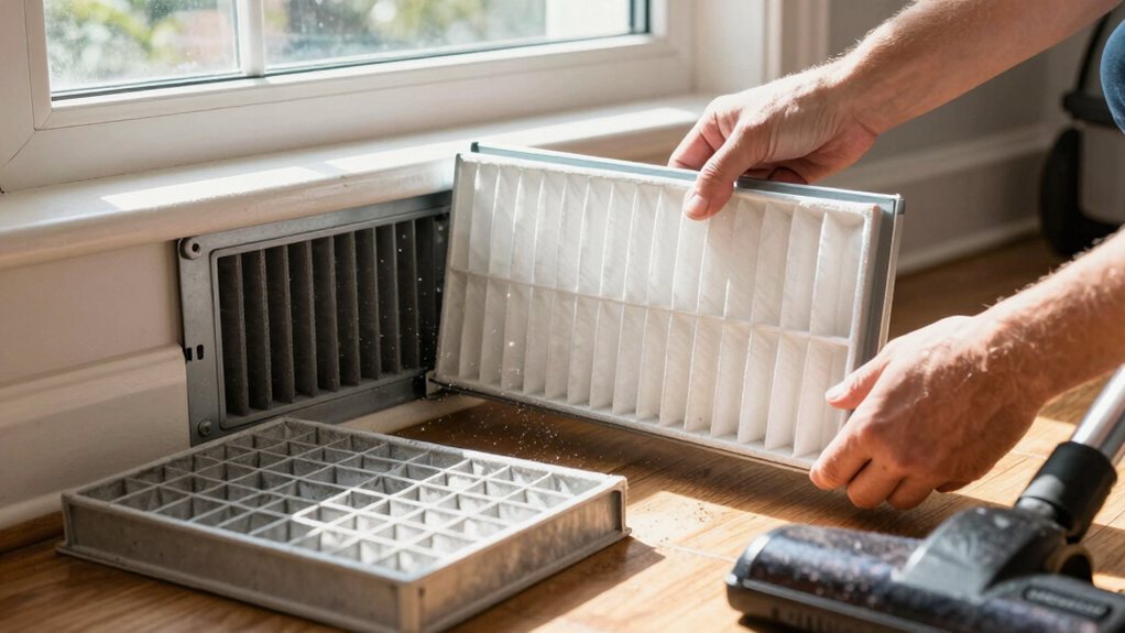 change hvac filter monthly