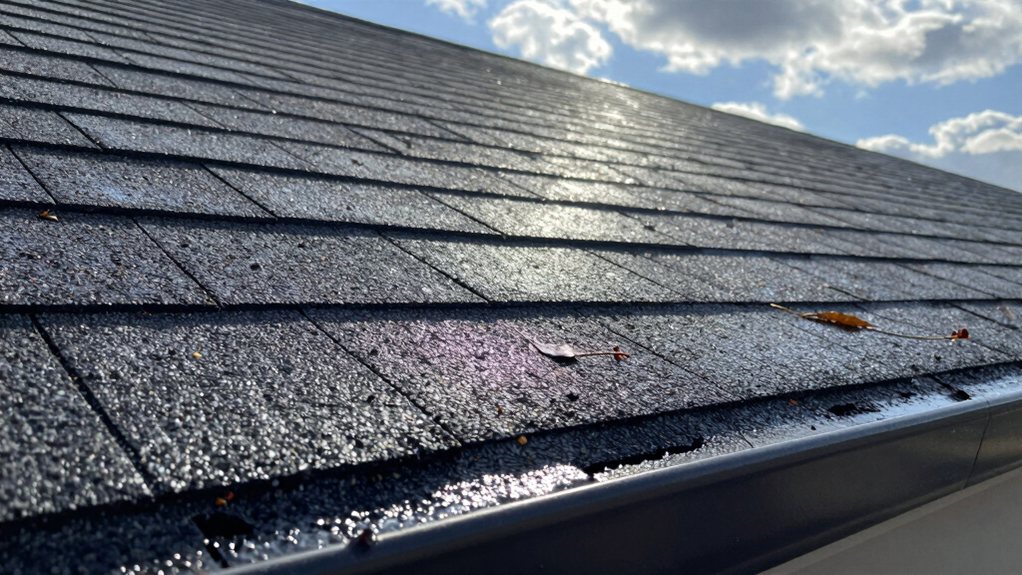 check shingles gutters leaks