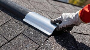 chimney vent pipe flashing