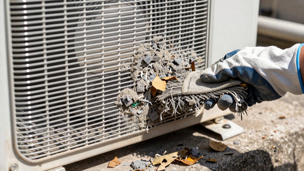 clean condenser coils regularly