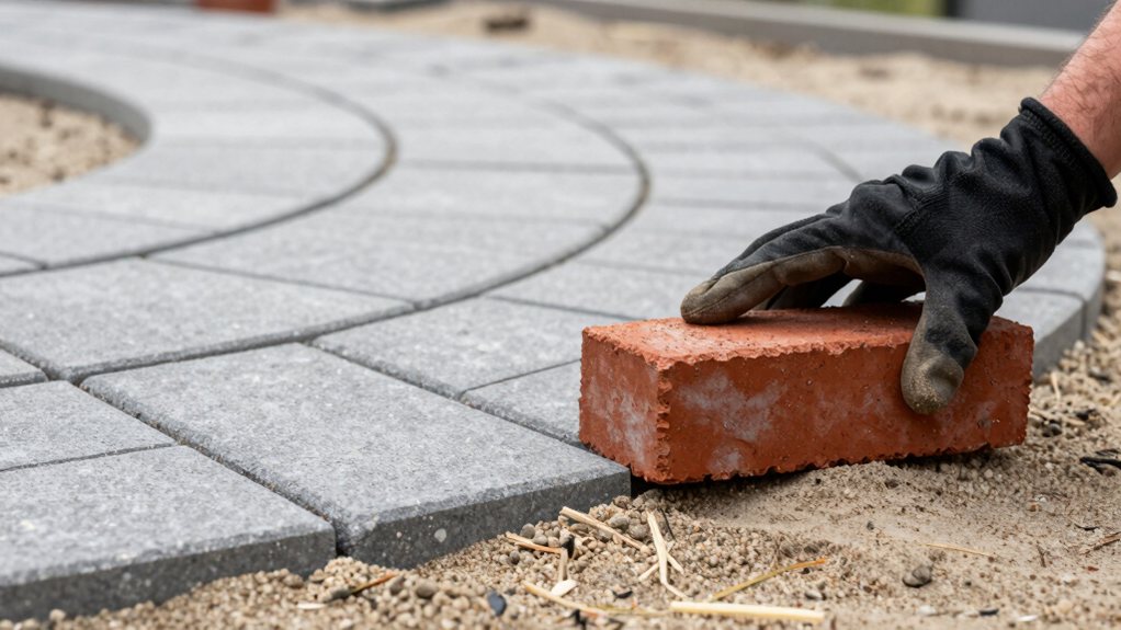 compacted base staggered joints