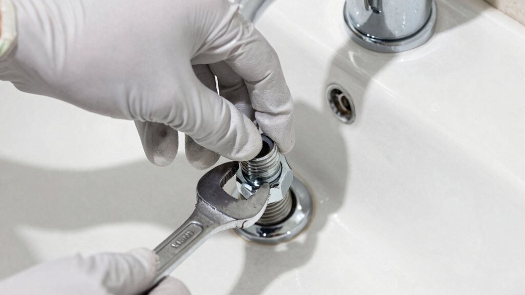 concealed mounting hand tighten