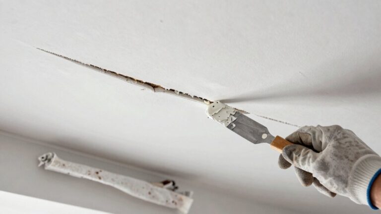 diy ceiling crack repair