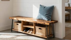 diy entryway bench storage