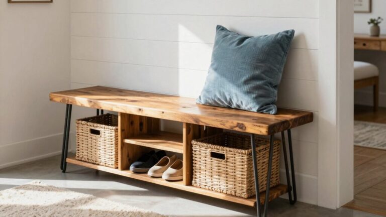 diy entryway bench storage