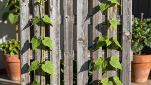 diy fence panel trellis