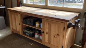 diy garage cabinet workbench