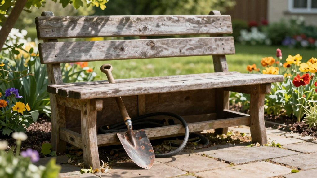 diy outdoor storage bench