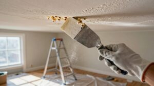 diy popcorn ceiling removal