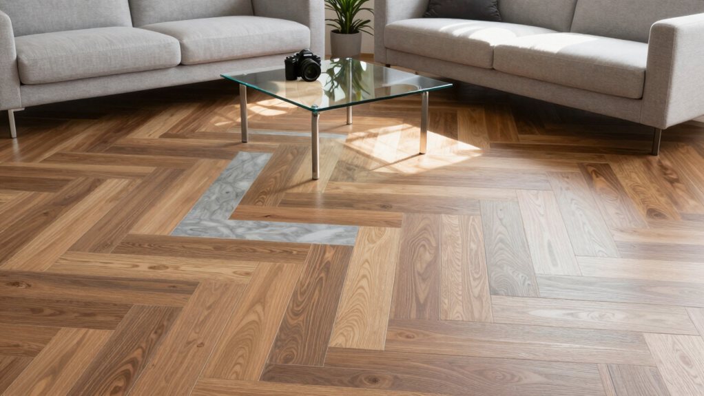 elevating peel and stick floor tiles