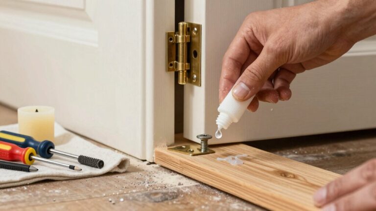 fix squeaky floors doors hinges
