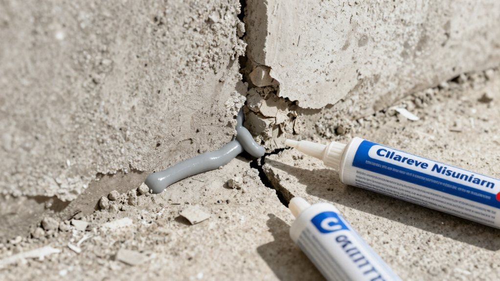flexible caulk prevents re cracking