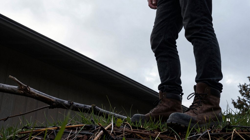 ground level systematic roof inspection