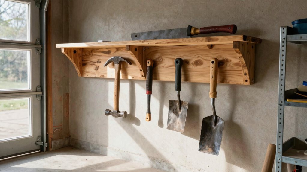 handmade scrap wood rack