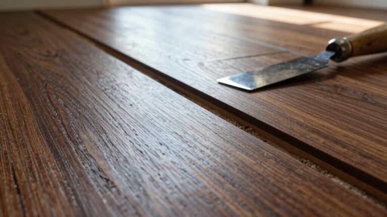 hardwood floor gap repair