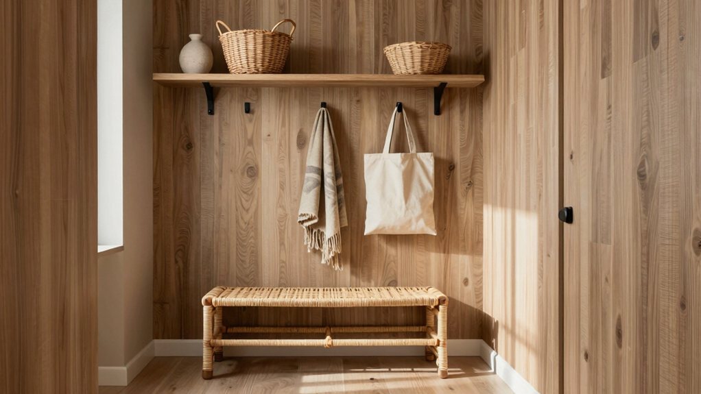 hooks baskets hidden storage