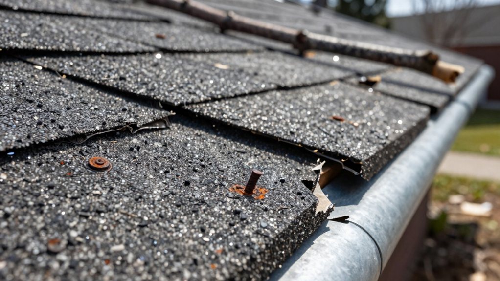 inspect shingles flashing gutters