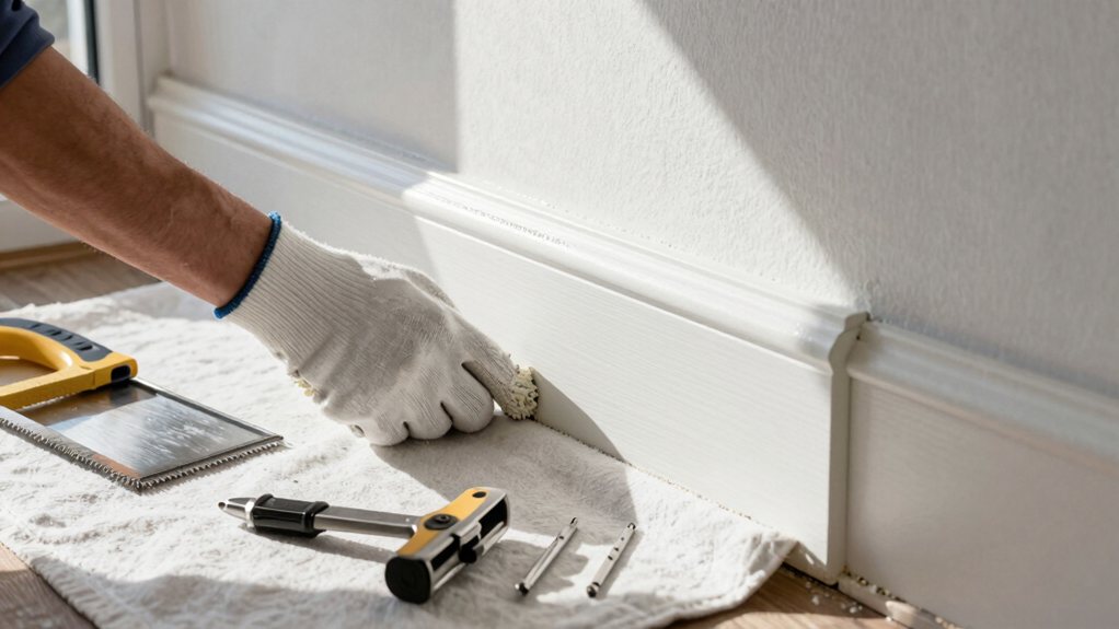 installing new baseboards professionally