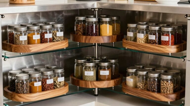 lazy susans for organization