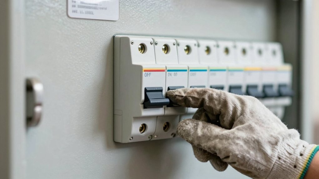 leave tripped breaker off