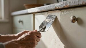 leveling old kitchen surfaces