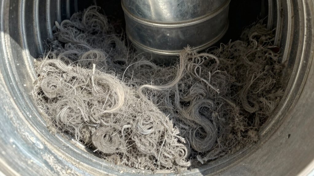 lint clogged dryer vent hazard