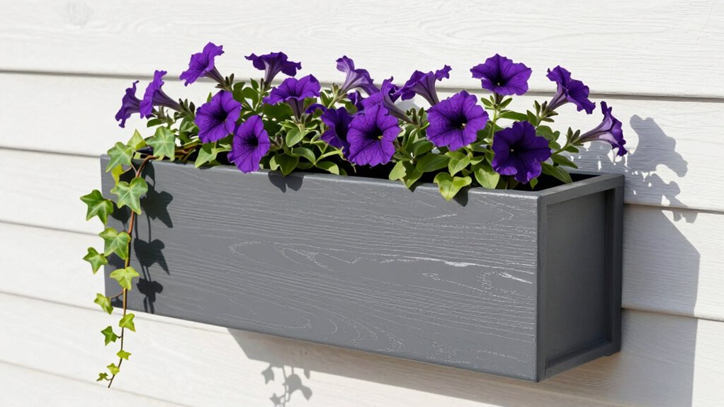 low maintenance composite window boxes