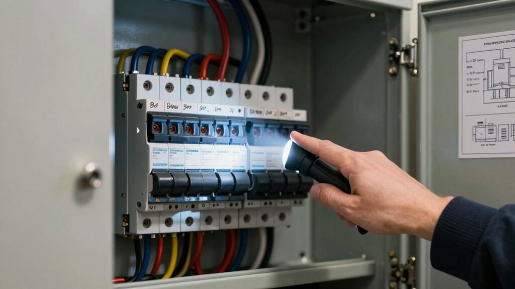 main and individual breakers