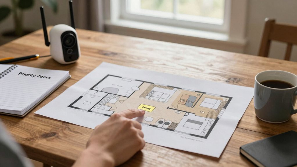 map home security priorities