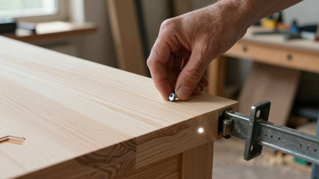 mark dowel dry fit glue