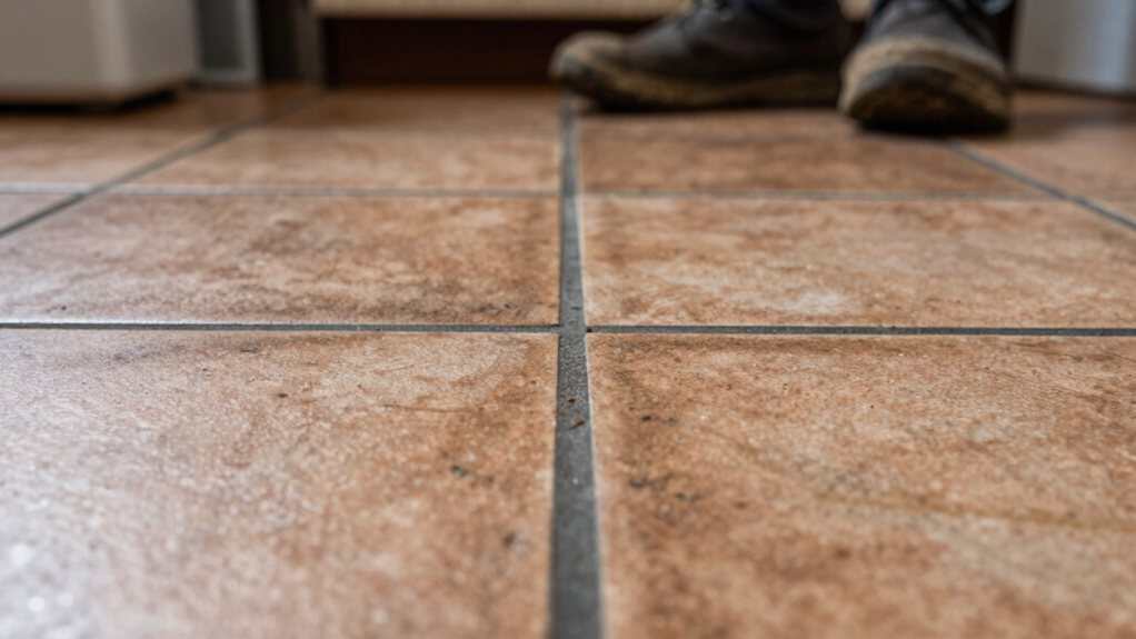 medium dark gray grout