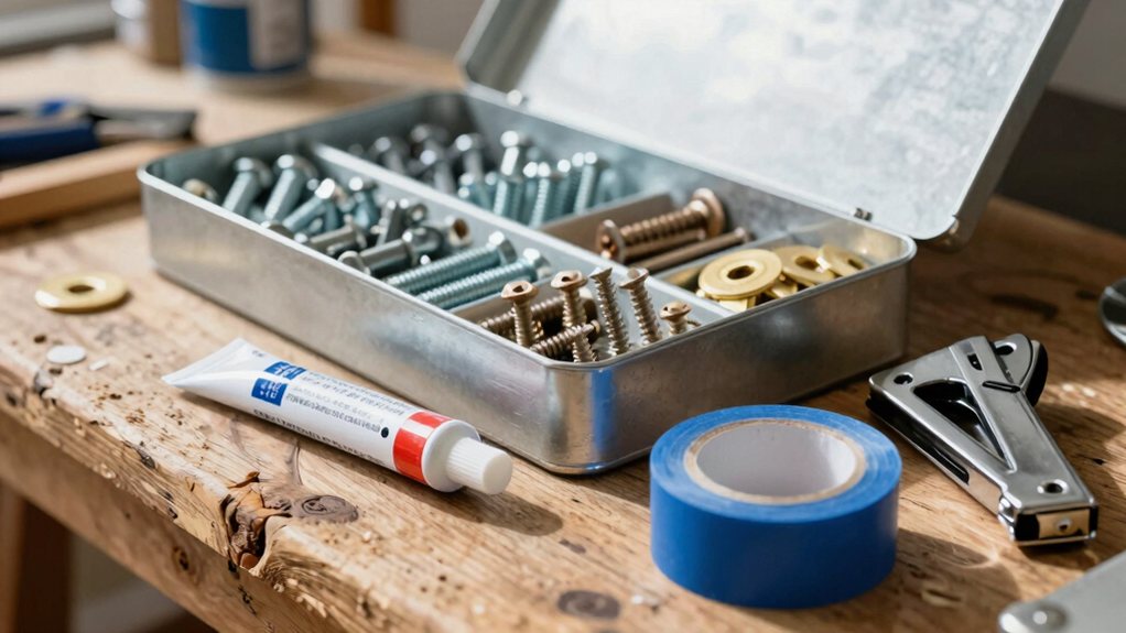 nails screws bolts adhesives
