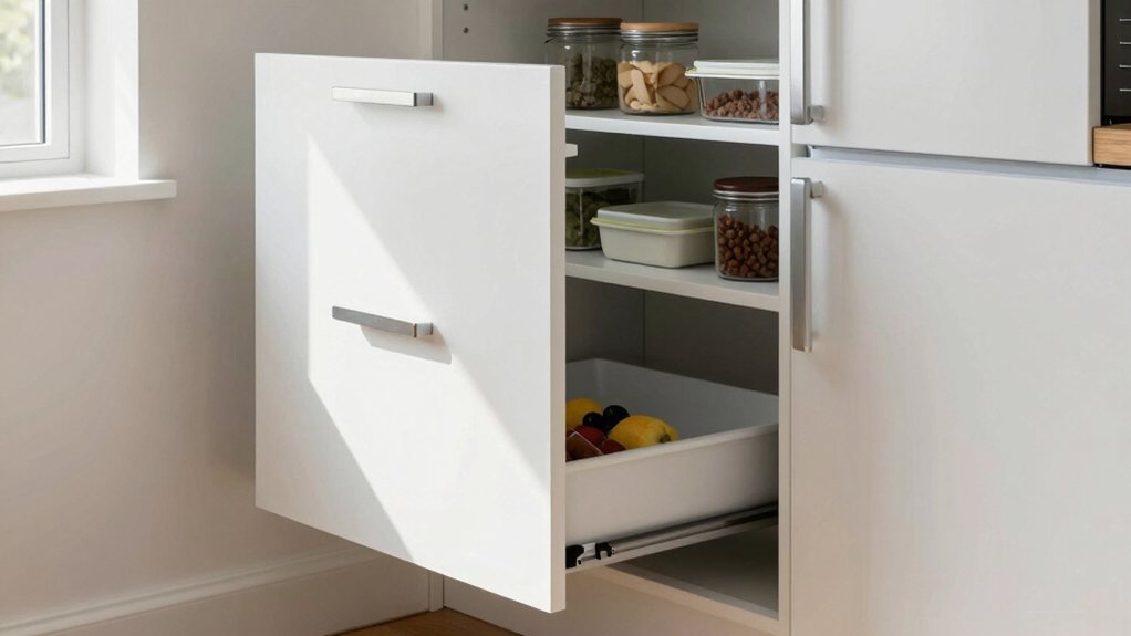 narrow gap pull out pantry