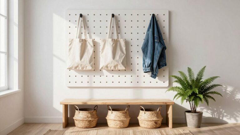 no construction small space mudroom