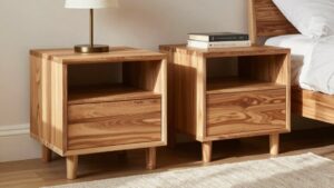 one sheet plywood nightstand build