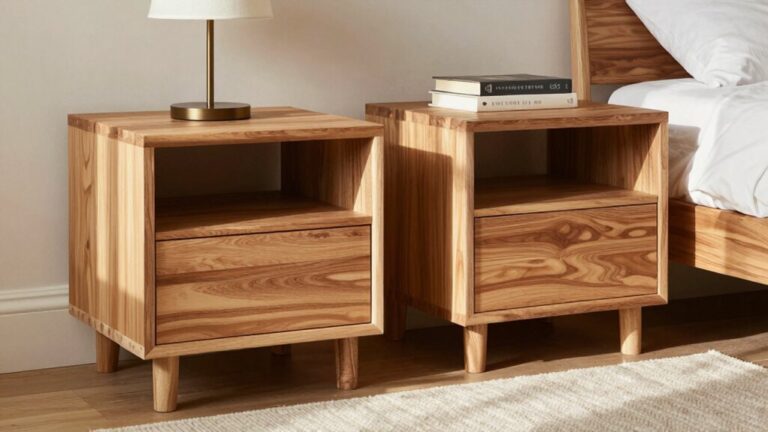 one sheet plywood nightstand build
