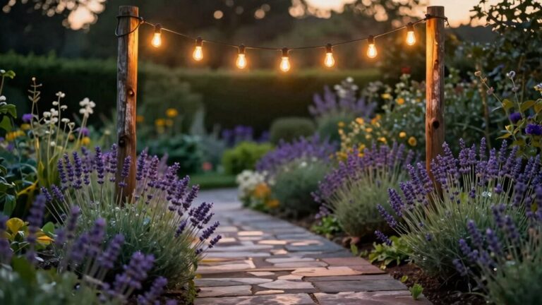 outdoor diy string lighting