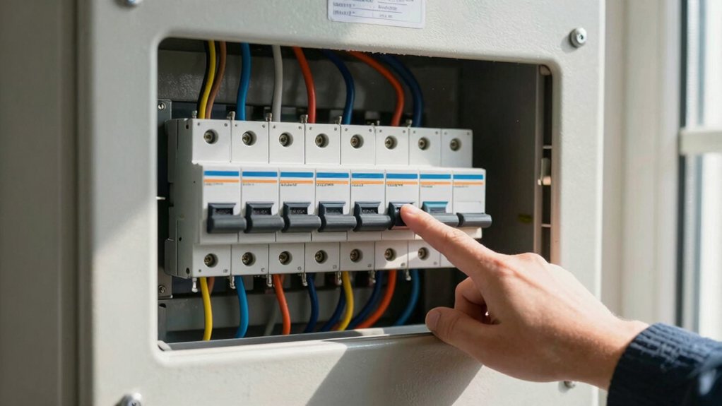 panel distributes power safely