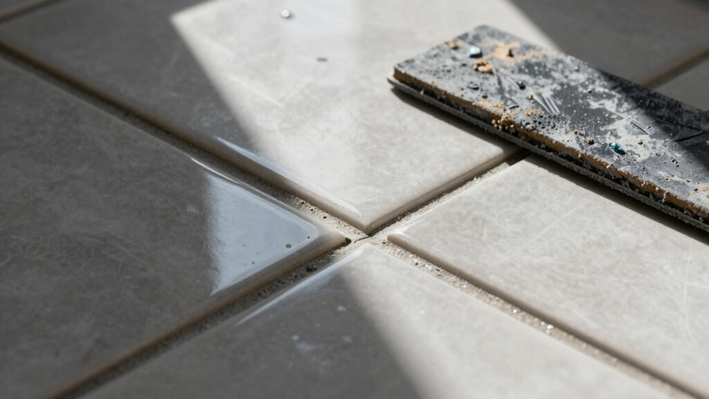 peanut butter grout rubber float